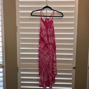 Cat and Jack pink tie dye sundress size 10 -12